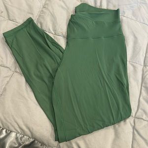 OFFLINE by Aerie Green Twist Front Legging REAL ME XTRA